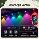 Darrahopens Occasions > Christmas > Outdoor Decorations & Lights Jingle Jollys 30M Christmas Permanent Outdoor Lights Smart Eaves String App Control Decoration 72LED In Australia - Darrahopens