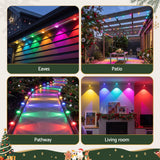 Darrahopens Occasions > Christmas > Outdoor Decorations & Lights Jingle Jollys 30M Christmas Permanent Outdoor Lights Smart Eaves String App Control Decoration 72LED In Australia - Darrahopens