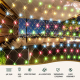 Darrahopens Occasions > Christmas > Outdoor Decorations & Lights Jingle Jollys Christmas Lights 5Mx3M Net String Light 600 LED Colourful Beads