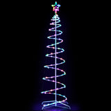 Darrahopens Occasions > Christmas > Outdoor Decorations & Lights Jingle Jollys Christmas Tree 1.8m 100 RGB LED Rope Lights Xmas Trees Decoration