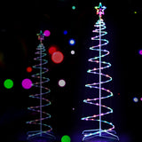 Darrahopens Occasions > Christmas > Outdoor Decorations & Lights Jingle Jollys Christmas Tree 1.8m 100 RGB LED Rope Lights Xmas Trees Decoration