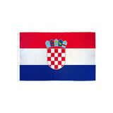 Darrahopens Occasions > Christmas > Outdoor Decorations & Lights Large Croatia National Flag 90x150cm Outdoor Polyester Banner with Grommets