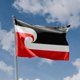 Darrahopens Occasions > Christmas > Outdoor Decorations & Lights Large Maori Flag 90x150cm Tino Rangatiratanga NZ Flag Outdoor Polyester