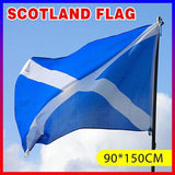Darrahopens Occasions > Christmas > Outdoor Decorations & Lights Large Scotland Scottish Flag Saltire Heavy Duty Outdoor 90 X 150 CM - 3ft x 5ft