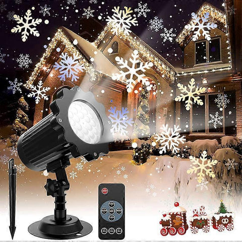 Darrahopens Occasions > Christmas > Outdoor Decorations & Lights LED Snowflake Projector - Christmas Light Projector for Outdoor and Indoor Use