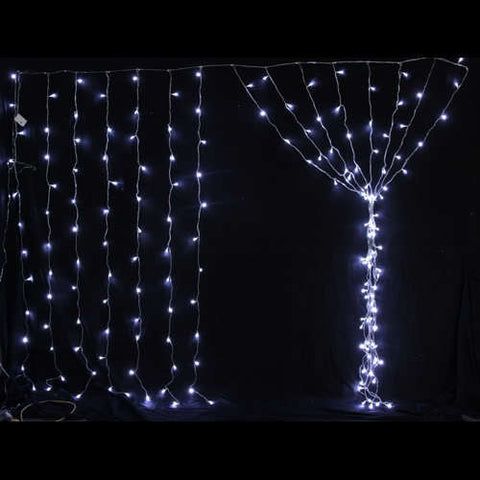 Darrahopens Occasions > Christmas > Outdoor Decorations & Lights Samland 24V 180 LED Curtain String Christmas Light 2.8mx2.4m