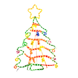 Darrahopens Occasions > Christmas > Outdoor Decorations & Lights Samland Christmas Tree Motif Rope Light Large 118cm Height