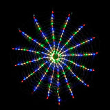 Darrahopens Occasions > Christmas > Outdoor Decorations & Lights Samland Led Round Circle Wave Effect Fairy Light for Christmas Decoration-256RD