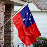 Darrahopens Occasions > Christmas > Outdoor Decorations & Lights Samoa National Flag 90x150cm Large Outdoor Polyester Banner with Grommets