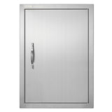 Darrahopens Occasions > Christmas > Outdoor Decorations & Lights VEVOR BBQ Access Door, 457x610 mm Single Outdoor Kitchen Door, Stainless Steel Flush Mount Door, Wall Vertical Door with Handle, for BBQ Island, Grilling Station, Outside Cabinet