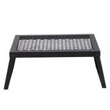 Darrahopens Occasions > Christmas > Outdoor Decorations & Lights VEVOR Folding Campfire Grill Portable Camping Fire Pit Steel Outdoor BBQ Picnic