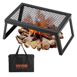 Darrahopens Occasions > Christmas > Outdoor Decorations & Lights VEVOR Folding Campfire Grill Portable Camping Fire Pit Steel Outdoor BBQ Picnic