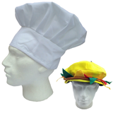 Darrahopens Occasions > Costumes 2pcs Set Chefs Hat Baker Cap + Burger Hat Funny Halloween Costume Party Accessory