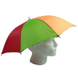 Darrahopens Occasions > Costumes 2pcs Set Rainbow Umbrella Hat + 70s Fake Moustache Costume Props Novelty Fancy