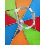 Darrahopens Occasions > Costumes 2pcs Set Rainbow Umbrella Hat + 70s Fake Moustache Costume Props Novelty Fancy