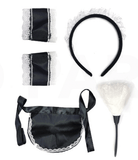 Darrahopens Occasions > Costumes 5pcs French Maid Costume Accessory Set Party Halloween Nurse