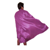 Darrahopens Occasions > Costumes ADULT CAPE Costume Cloak Halloween Fancy Dress Coat Jacket Superhero Book Week - Hot Pink