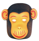 Darrahopens Occasions > Costumes Animal Head Face Mask Halloween Costume Party Toys Adult Kids - Monkey