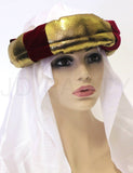 Darrahopens Occasions > Costumes Arabian Desert Prince Hat Headpiece Costume Party Fancy Dress Arabic