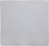 Darrahopens Occasions > Costumes BANDANA Paisley 100% COTTON Head Wrap Durag Bandanna Summer Biker Scarf Mask - Grey (Plain)