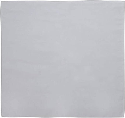 Darrahopens Occasions > Costumes BANDANA Paisley 100% COTTON Head Wrap Durag Bandanna Summer Biker Scarf Mask - Grey (Plain)