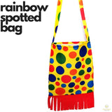 Darrahopens Occasions > Costumes Clown Bag Rainbow Spots Circus Jester Carnival Mardi Gras LGBT Costume Party