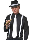 Darrahopens Occasions > Costumes > Costumes & Accessories 1920s White Satin Gangster Costume Tie