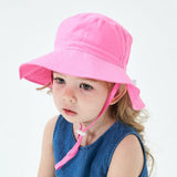 Darrahopens Occasions > Costumes > Costumes & Accessories 2-Pack Pink Kids Sun Hat and Travel Beach Fisherman Cap(M Size for Head Circumference 52-54) - Breathable UV Protection Cap