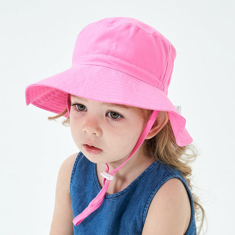 Darrahopens Occasions > Costumes > Costumes & Accessories 2-Pack Pink Kids Sun Hat and Travel Beach Fisherman Cap(S Size for Head Circumference 48-50) - Breathable UV Protection Cap