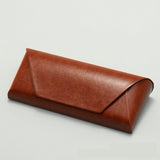 Darrahopens Occasions > Costumes > Costumes & Accessories 2 Pcs ( 1 Brown + 1 Black ) Vintage Style PU Leather Eyewear Case - Protective Hard Shell with Soft Lining