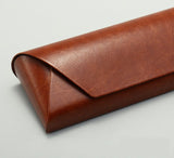Darrahopens Occasions > Costumes > Costumes & Accessories 2 Pcs ( 1 Brown + 1 Black ) Vintage Style PU Leather Eyewear Case - Protective Hard Shell with Soft Lining