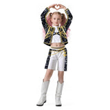 Darrahopens Occasions > Costumes > Costumes & Accessories 2025 Demon Hunter K-Pop Costume | Halloween Outfit Women Kids Cosplay Zoe 2-piece set_OF Zoe 2-piece set 140cm