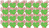 Darrahopens Occasions > Costumes > Costumes & Accessories 24 Pair Fishnet Gloves Fingerless Wrist Length 70s 80s Costume Party Fluro Green