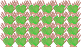 Darrahopens Occasions > Costumes > Costumes & Accessories 24 Pair Fishnet Gloves Fingerless Wrist Length 70s 80s Costume Party Fluro Green