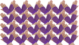 Darrahopens Occasions > Costumes > Costumes & Accessories 24 Pair Fishnet Gloves Fingerless Wrist Length 70s 80s Costume Party - Purple