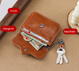 Darrahopens Occasions > Costumes > Costumes & Accessories 2PCS Coffee Women's Slim PU Leather Card Holder with Cute Heart Detail and Keychain Clip - Ultra Thin Portable Card Sleeve for Daily Use and Gifting