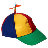 Darrahopens Occasions > Costumes > Costumes & Accessories 2x Propeller rainbow cap Helicopter Hat Clown Cap