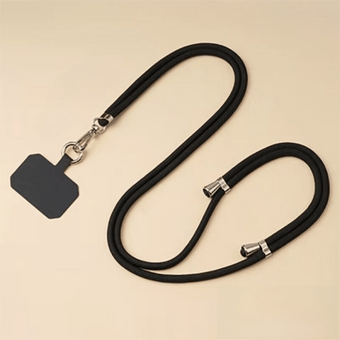 Darrahopens Occasions > Costumes > Costumes & Accessories 3-Pack Adjustable Black Crossbody Phone Lanyards – Dual Wear Modes, Two-Ways of Hanging,Ultra-Slim 0.6mm Patch