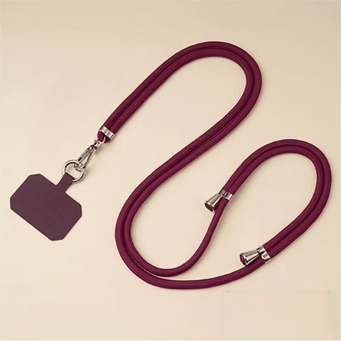 Darrahopens Occasions > Costumes > Costumes & Accessories 3-Pack Adjustable Wine Red Crossbody Phone Lanyards – Dual Wear Modes, Two-Ways of Hanging,Ultra-Slim 0.6mm Patch