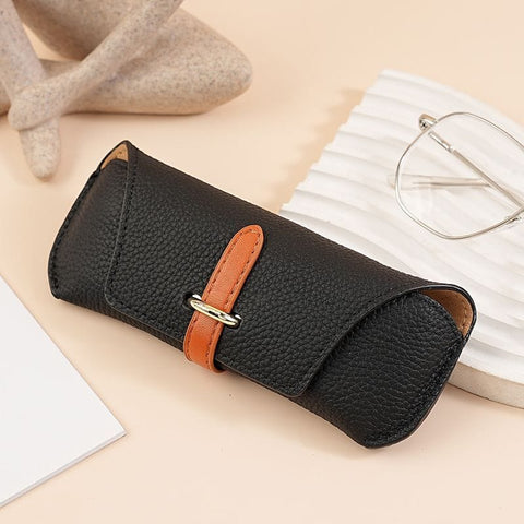 Darrahopens Occasions > Costumes > Costumes & Accessories 3 Pack Black Chic Portable Glasses Case Set - Anti-Pressure Sunglass & Myopia Eyewear Protectors
