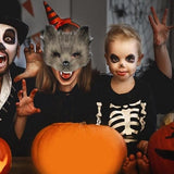 Darrahopens Occasions > Costumes > Costumes & Accessories 3-Piece Fox Costume Accessory Set – Fluffy Mask, Tail and Gloves – Suitable for Parties & Carnival （Brown）