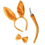 Darrahopens Occasions > Costumes > Costumes & Accessories 3pcs Kangaroo Animal Set Costume Dress Up Party Bow Tie Tail Ears Book Week