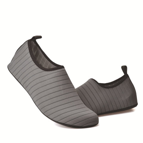Darrahopens Occasions > Costumes > Costumes & Accessories #44/45 Grey Quick-Dry Aqua Beach Water Shoes for Men and Women - Slip-On Lightweight Breathable Barefoot Swim Socks
