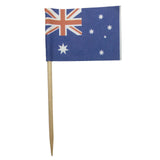 Darrahopens Occasions > Costumes > Costumes & Accessories 50pcs AUSTRALIA FLAG Food Picks Toppers Australia Day Aussie Party Decoration