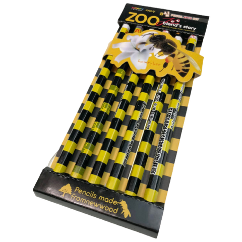 Darrahopens Occasions > Costumes > Costumes & Accessories 72pcs ZOO Animal Pencil Set Jungle Kids Party Favours - Honeybee