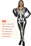 Darrahopens Occasions > Costumes > Costumes & Accessories Adult Chilren Skeleton Costume Women Glow in the Dark Skeleton Costume Halloween Fancy Dress Up Role Play Cosplay 1 XL