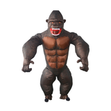 Darrahopens Occasions > Costumes > Costumes & Accessories Adult Gorilla Fan Inflatable Halloween Party Costume Suit Monkey Ape King Kong Animal