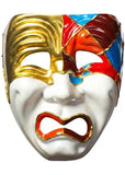 Darrahopens Occasions > Costumes > Costumes & Accessories Antique Cream Full Face Tragedy Masquerade Mask