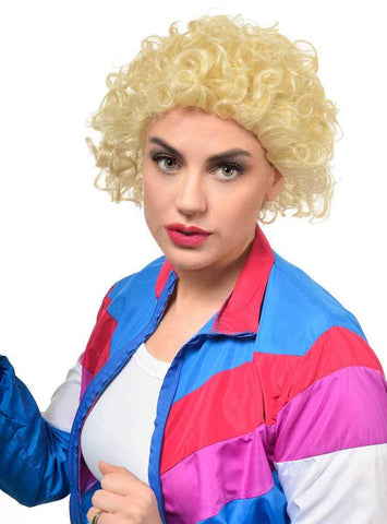 Darrahopens Occasions > Costumes > Costumes & Accessories Aussie Icon Kath Curly Blonde Womens Afro Costume Wig