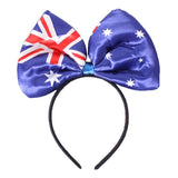 Darrahopens Occasions > Costumes > Costumes & Accessories Australian Flag Bow Headband – Festive Australia Day Accessory
